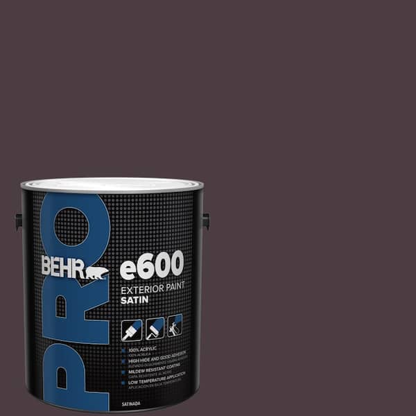 BEHR PRO 1 gal. #T18-04 Nocturne Shade Satin Exterior Paint
