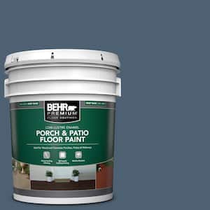 5 gal. #PPU14-19 English Channel Low-Lustre Enamel Interior/Exterior Porch and Patio Floor Paint