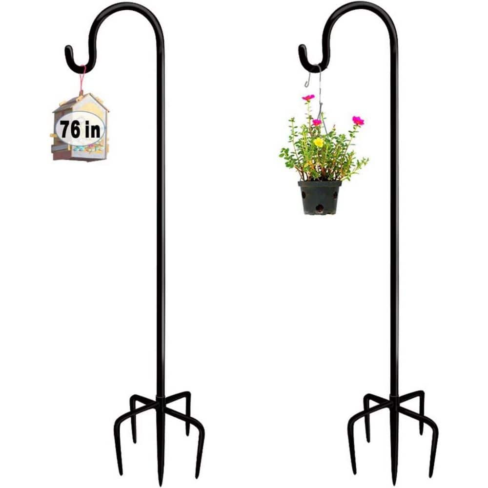 8 Inch S Hooks Heavy Duty,6 Pack Extra Large Metal S Shaped Hooks for  Hanging Plants Outdoors,Closet, Flower,Basket, Patio,Bird Feeders, Bird