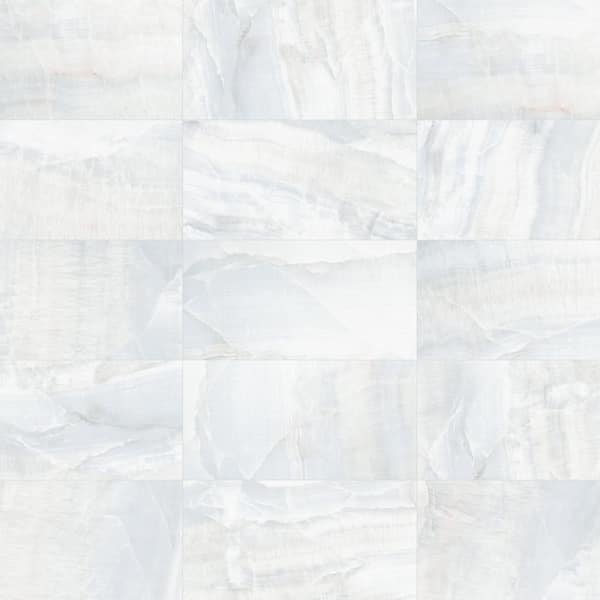 GAYAFORES Dubai Blue 13 in. x 25 in. Smooth Glazed Porcelain Floor and Wall Tile (10.76 sq. ft./Case)