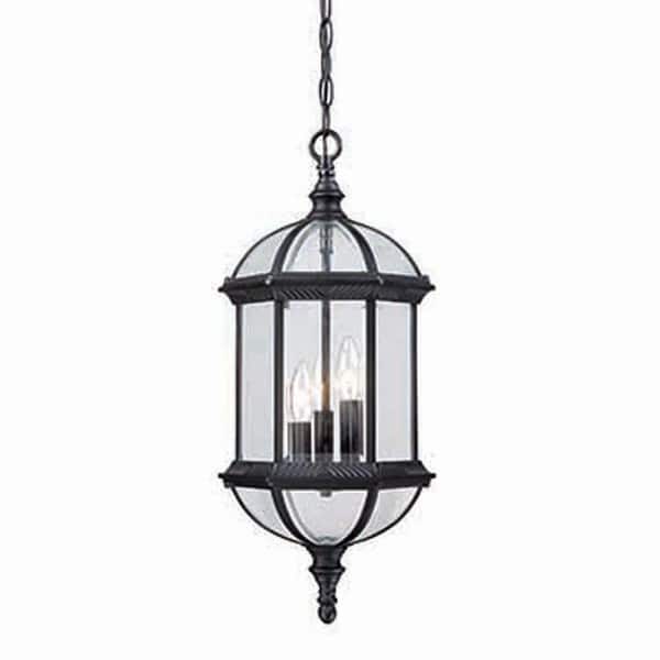 Acclaim Lighting Dover 3-Light Matte Black Hanging Lantern