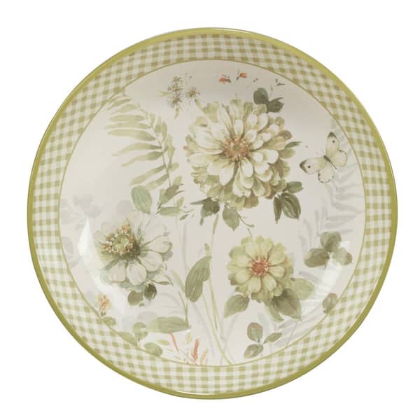 Certified International Green Fields 122.70 fl.oz. Assorted Colors Earthenware Pasta Bowl