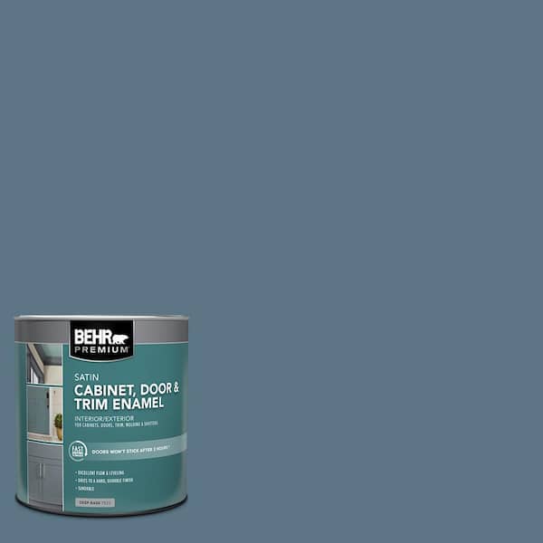 1 qt. #SC-107 Wedgewood Satin Enamel Interior/Exterior Cabinet, Door & Trim Paint