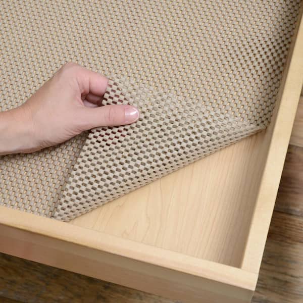 Con-Tact 12 Taupe Adhesive Grip-N-Stick Shelf & Drawer Liner - 8 ft