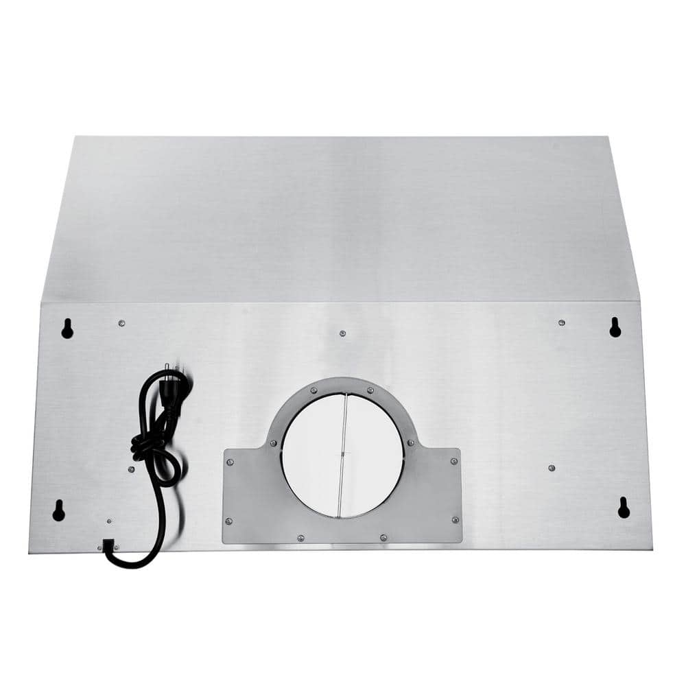 30 Inch Stainless Steel Under Cabinet Range Hood with LED Lights