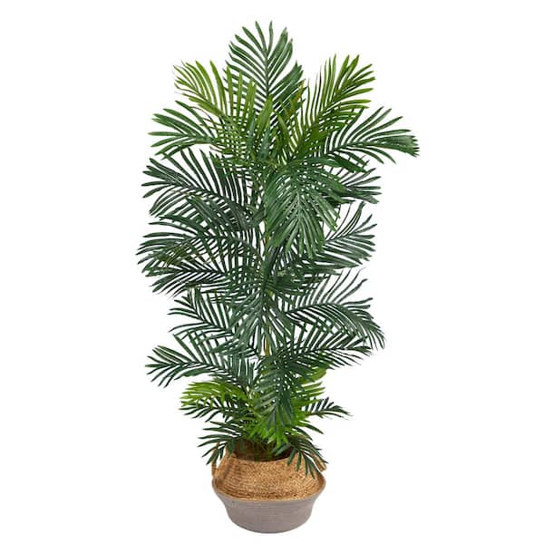 Nature Spring Artificial Indoor/Outdoor Potted Tropical Palm Tree - 5