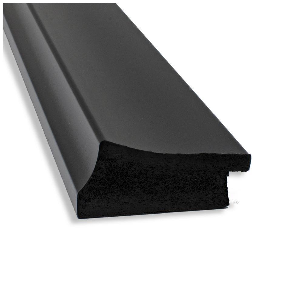 Grand Black Narrow 22" x 28" Non-Beveled Bathroom Vanity Mirror