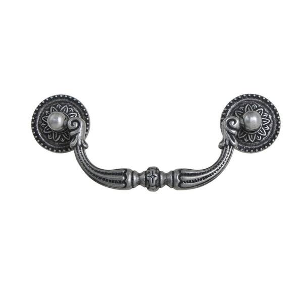 Utopia Alley Tipton Drop Cabinet Center-to-Center Pull, Antique Iron, 3.8 Utopia Alley Tipton Drop Cabinet Center-to-Center Pull, Antique Iron, 3.8