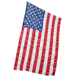 American Flag 1 x 1.5 ft. For Outside 100% Most Durable, Heavy Duty, Luxury Embroidered Star w/Brass Grommets