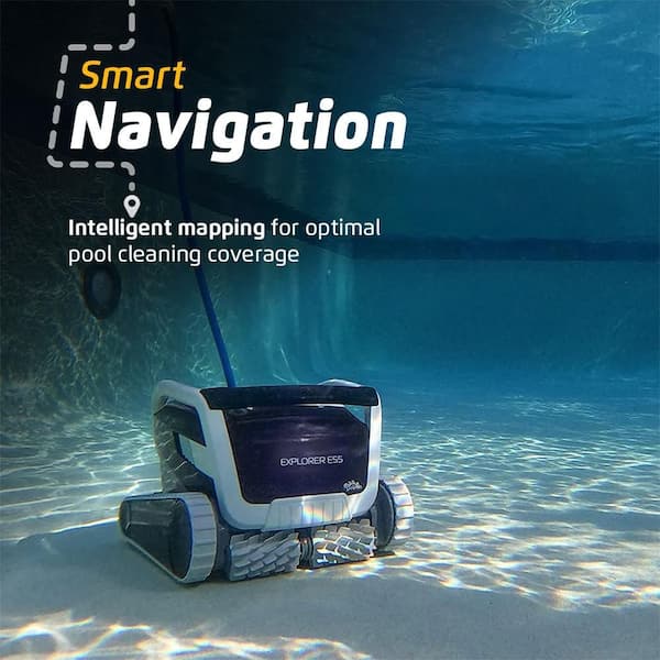 Dolphin Explorer E55 Automatic Robotic Pool Vacuum Cleaner-Ideal