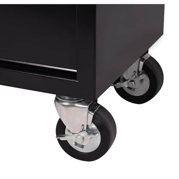 Husky - 46 in. 14-Drawer Tool Chest and Cabinet Combo in Black