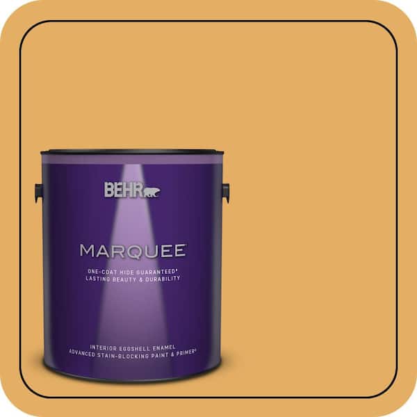 BEHR MARQUEE 1 gal. #MQ4-11 Lamplit One-Coat Hide Eggshell Enamel Interior Paint & Primer