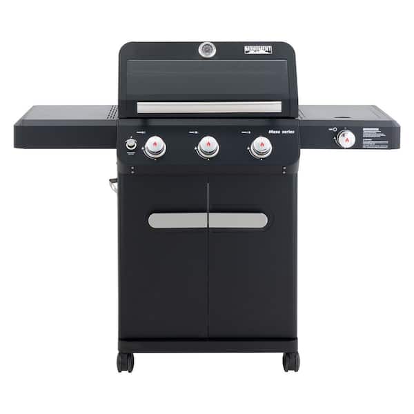 Monument Grills Mesa 3 Burner Propane Gas Grill in Black with