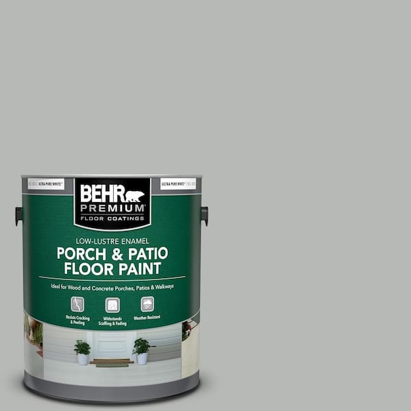 BEHR PREMIUM 1 gal. #N460-3 Lunar Surface Low-Lustre Enamel Interior/Exterior Porch and Patio Floor Paint