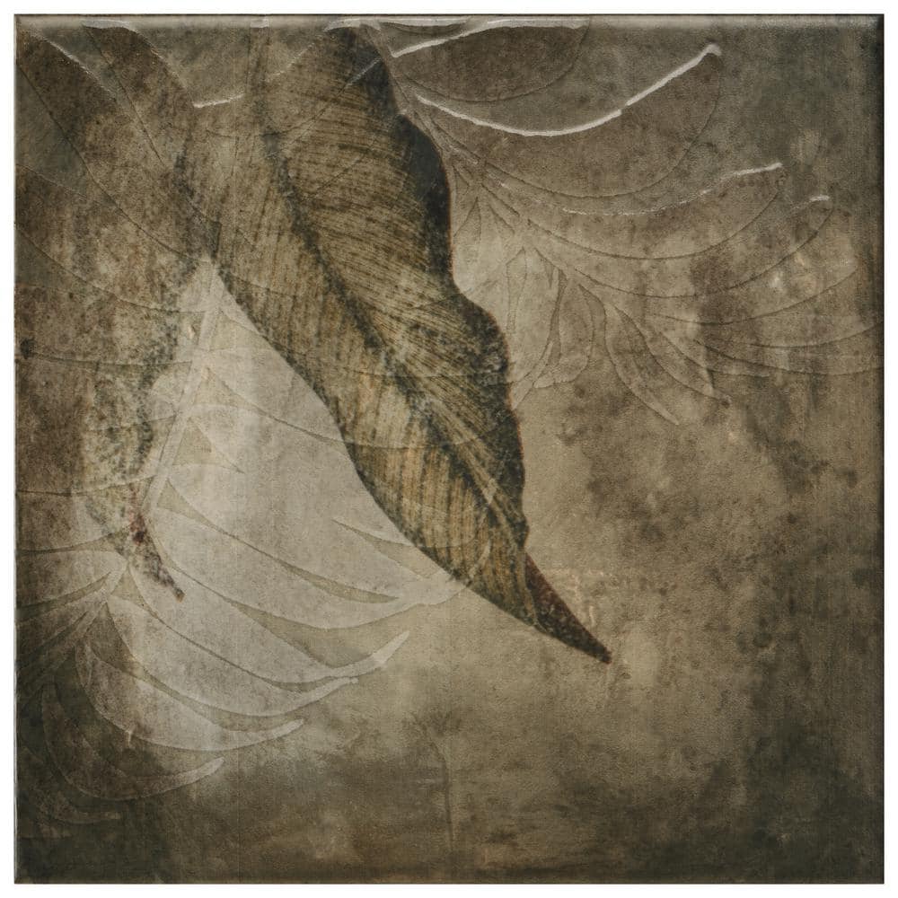 Angela Harris Native Papara Dark 7.87 in. x 0.27 in. Matte Ceramic Wall Tile Sample price history on PriceWatchPro