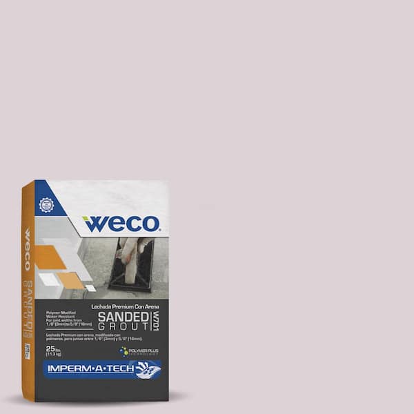 WECO W-701 Sierra Snow 25 lbs. Premium Sanded Grout for Wall and Floor