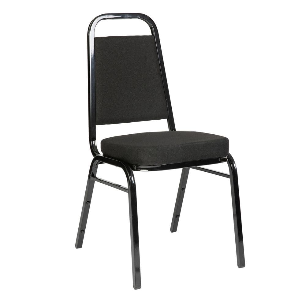 Hercules Black Frame Fabric Trapezoidal Back Stacking and 2.5 Thick Seat Banquet Chair price history on PriceWatchPro