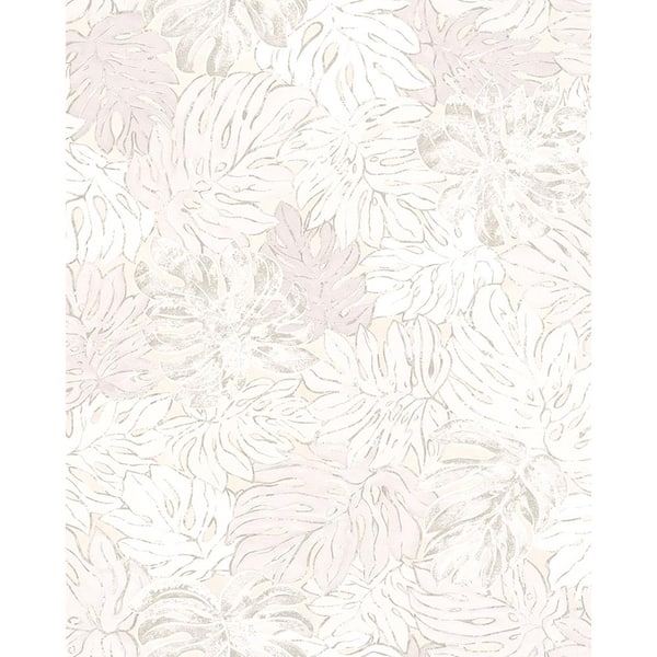 Cedar White Botanical Paper Strippable Wallpaper (Covers 56.4 sq. ft.)