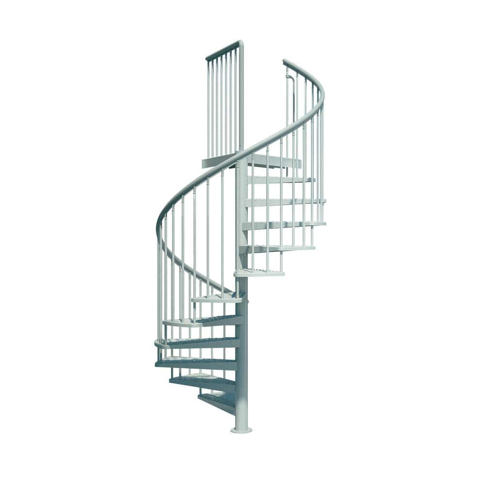 Dolle Toronto V3 PE 10 Ft. 9 In. Galvanized Stair Kit 68256-2 - The ...