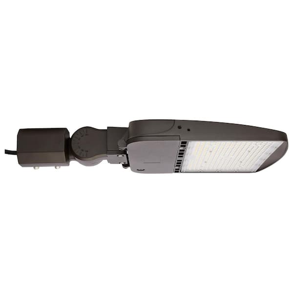 SATCO 1500-Watt Equivalent Integrated LED Bronze Weather Resistant Type IV Area Light, 5000K