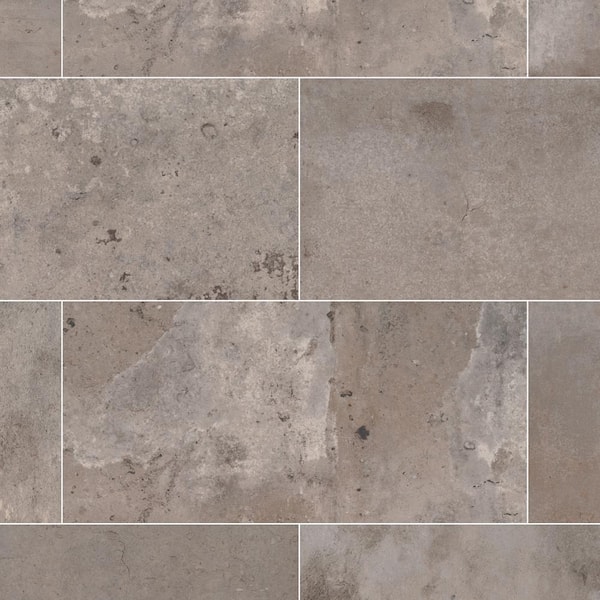 MSI Take Home Tile Sample - Capella Taupe Brick 4 in. x 4 in. Matte Porcelain Floor and Wall Tile