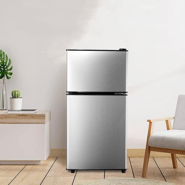 Wanai Chest Freezer 3.5 Cu Ft,Small Chest Freezer,Upright Single Door Refrigerator,Black, Size: 3.5 Cu.Ft.
