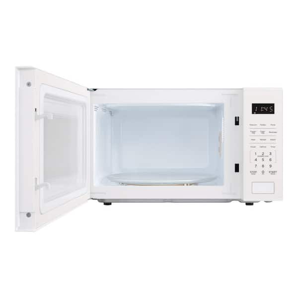 Vissani 1.1 cu. ft Countertop Microwave Oven in White E30PXP02 WHT