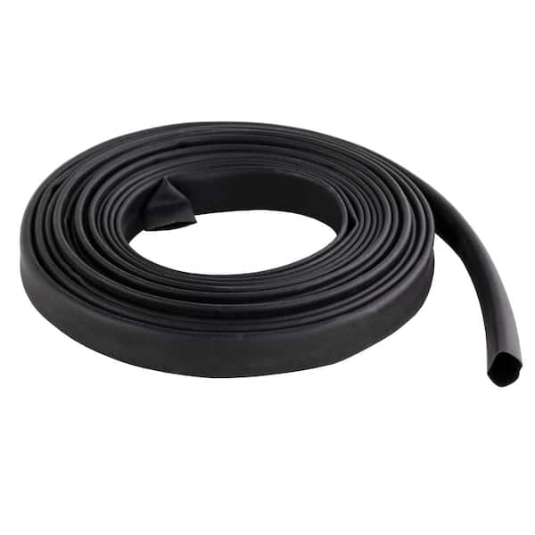 Commercial Electric 1/4 in. Heat Shrink Tubing 8 ft. Roll, Black