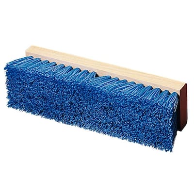10 in. Blue Polypropylene Deck Scrub Brush (12-Pack)