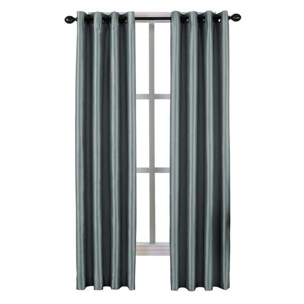 Unbranded Malta Grommed Lined Panel 50 in. W x 144 in. L in Teal