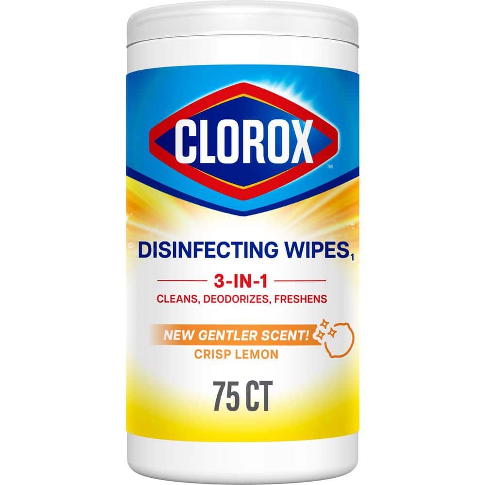 Clorox 75-Count Crisp Lemon Scent Bleach Free Disinfecting