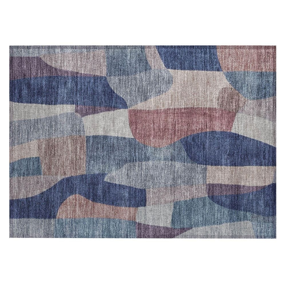 Chantille Machine Washable Indoor/Outdoor Abstract ACN2376 Blue 2 ft. x 3 ft. Accent Rug price history on PriceWatchPro