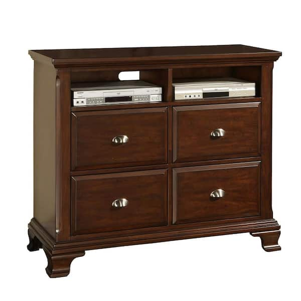 Picket House Furnishings Brinley Cherry 4-Drawer Media Chest