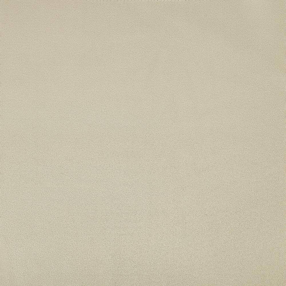 Cream Polyester 52" x 63" Blackout Back Tab Curtain Panel Pair