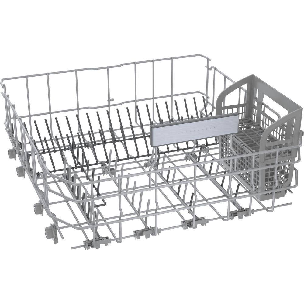 24" White Built-In Smart Dishwasher with Stainless Steel Tub