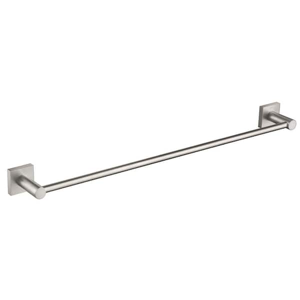 Ventus 23.63 in. Wall Mounted Bathroom Towel Bar in Brushed Nickel