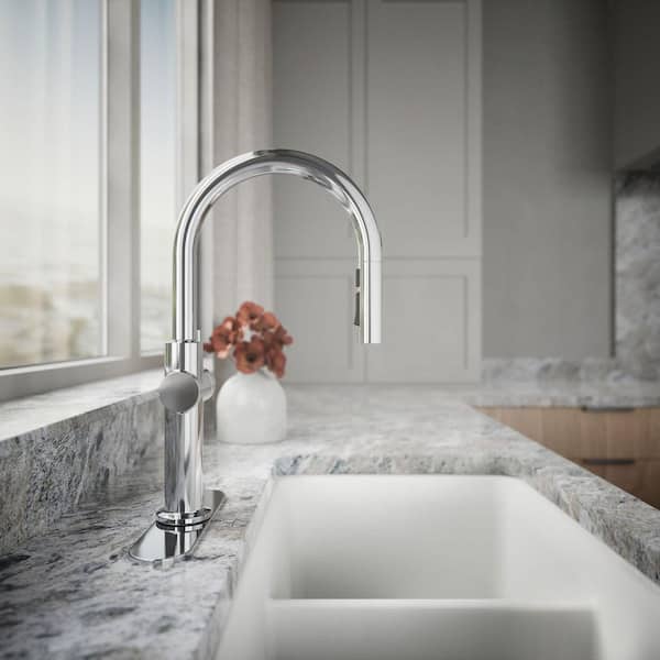 KOHLER Crue Single-Handle Touchless Pull-Down Sprayer Kitchen