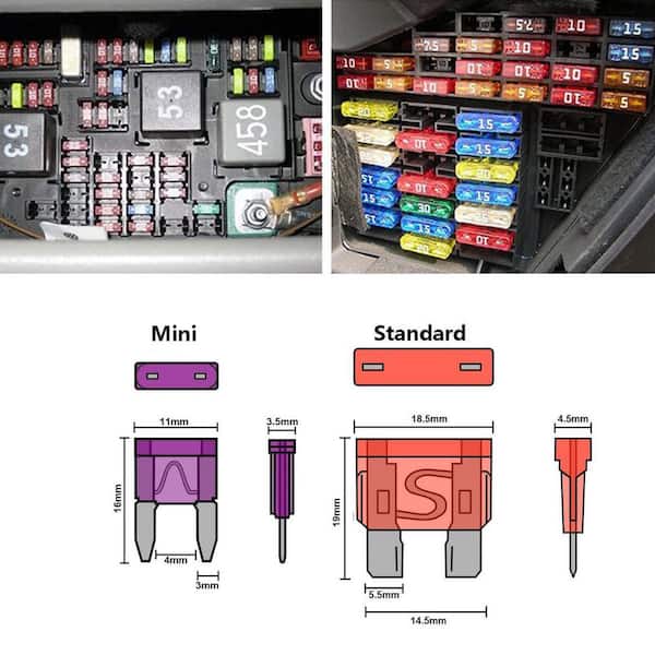 Riseuvo 240pcs Mini Blade Fuse Assortment - Car Automotive Riseuvo 240pcs Mini Blade Fuse Assortment - Car Automotive