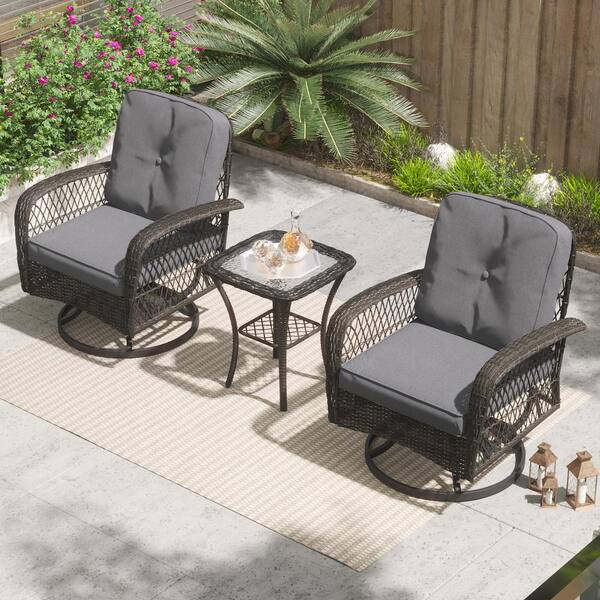 Corvus sarcelles woven wicker patio online chairs