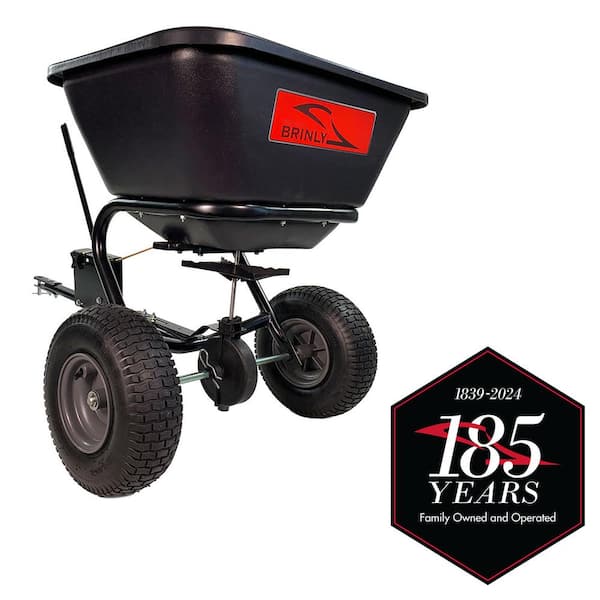 Brinly-Hardy 125 lb. Tow-Behind Broadcast Spreader for Lawn Tractors and Zero-Turn Mowers