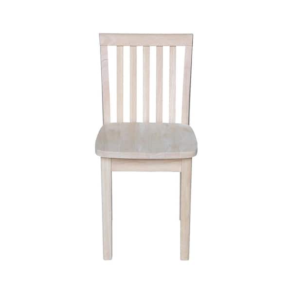 International Concepts Unfinished Wood Kids Chair (Set of 2)