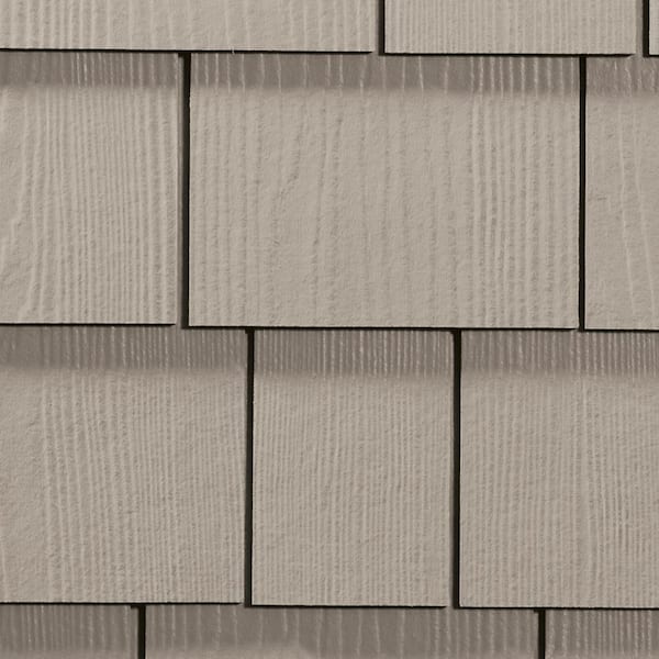 Hardie Shingle HZ5 15.25 in. x 48 in. Statement Collection Cobble Stone Straight Edge Fiber Cement Siding
