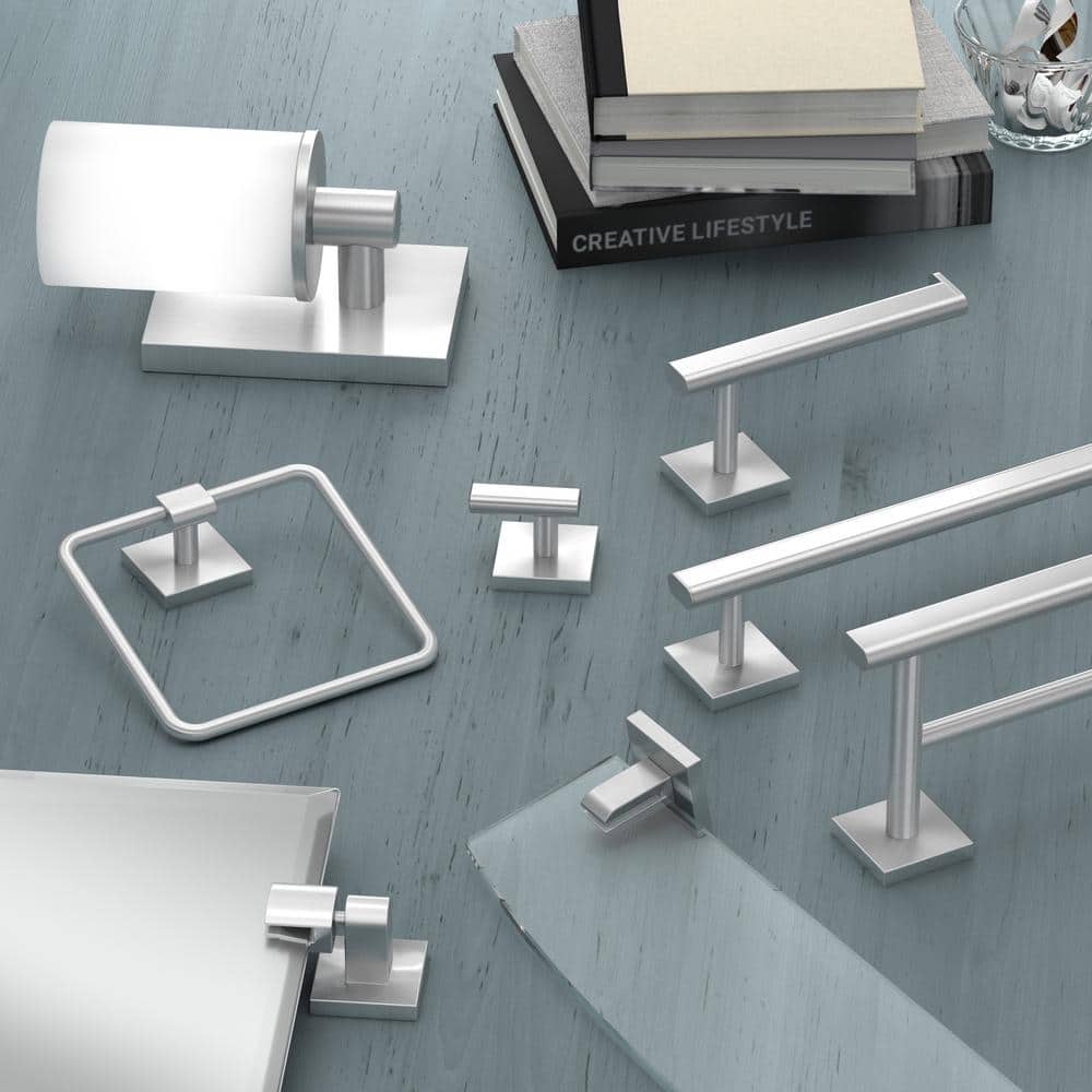 Satin Nickel 30-Inch Wall Mounted Towel Bar