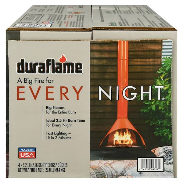 Duraflame 5.2 lbs. Every Night Firelogs (4-Pack) 04517 - The Home