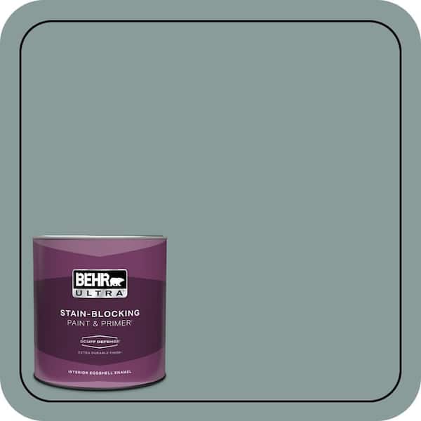 BEHR ULTRA 1 qt. Home Decorators Collection #HDC-AC-23 Provence Blue Extra Durable Eggshell Enamel Interior Paint & Primer