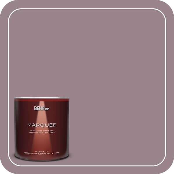 BEHR MARQUEE 1 qt. Home Decorators Collection #HDC-CL-05 Orchard Plum One-Coat Hide Matte Interior Paint & Primer