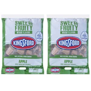 .75 cu ft Apple Wood Chunks (2-Pack)