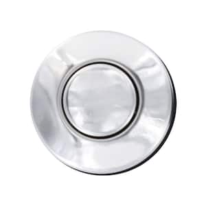 Kitchen Sink Top Mount Air Switch for Garbage Disposals Replacement Button in Chrome