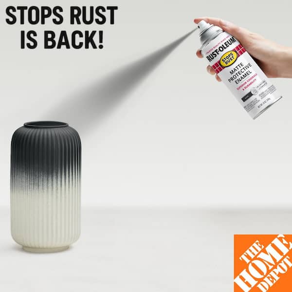 12 oz. Protective Enamel Matte Black Spray Paint