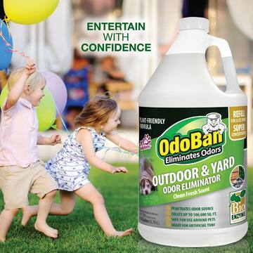 1 Gal. Outdoor and Yard Odor Eliminator Refill (2 Pack)